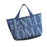 Gentle Woman Denim Jumbo Tote Bag