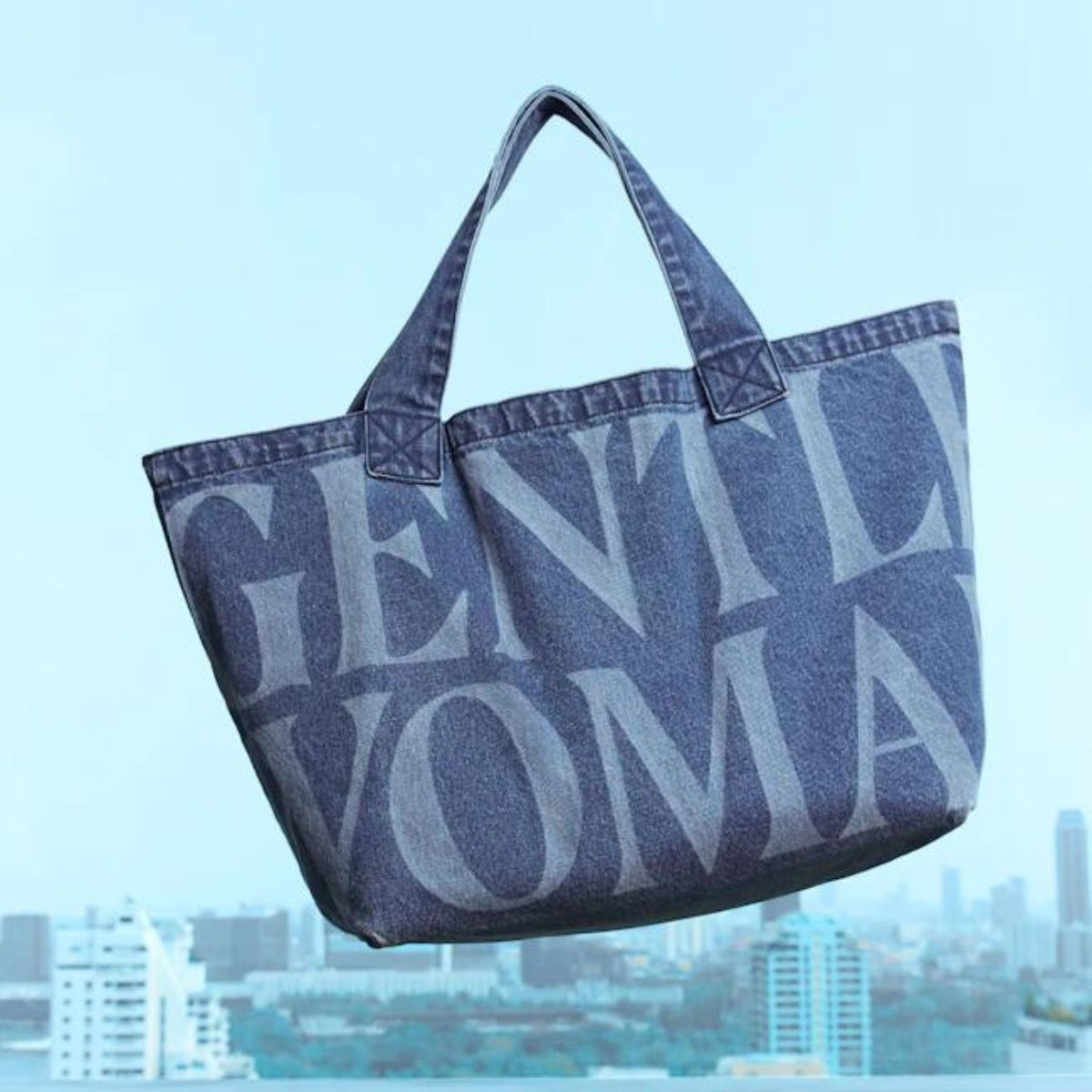 Gentle Woman Denim Jumbo Tote Bag