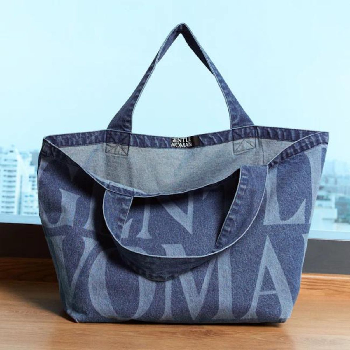 Gentle Woman Denim Jumbo Tote Bag