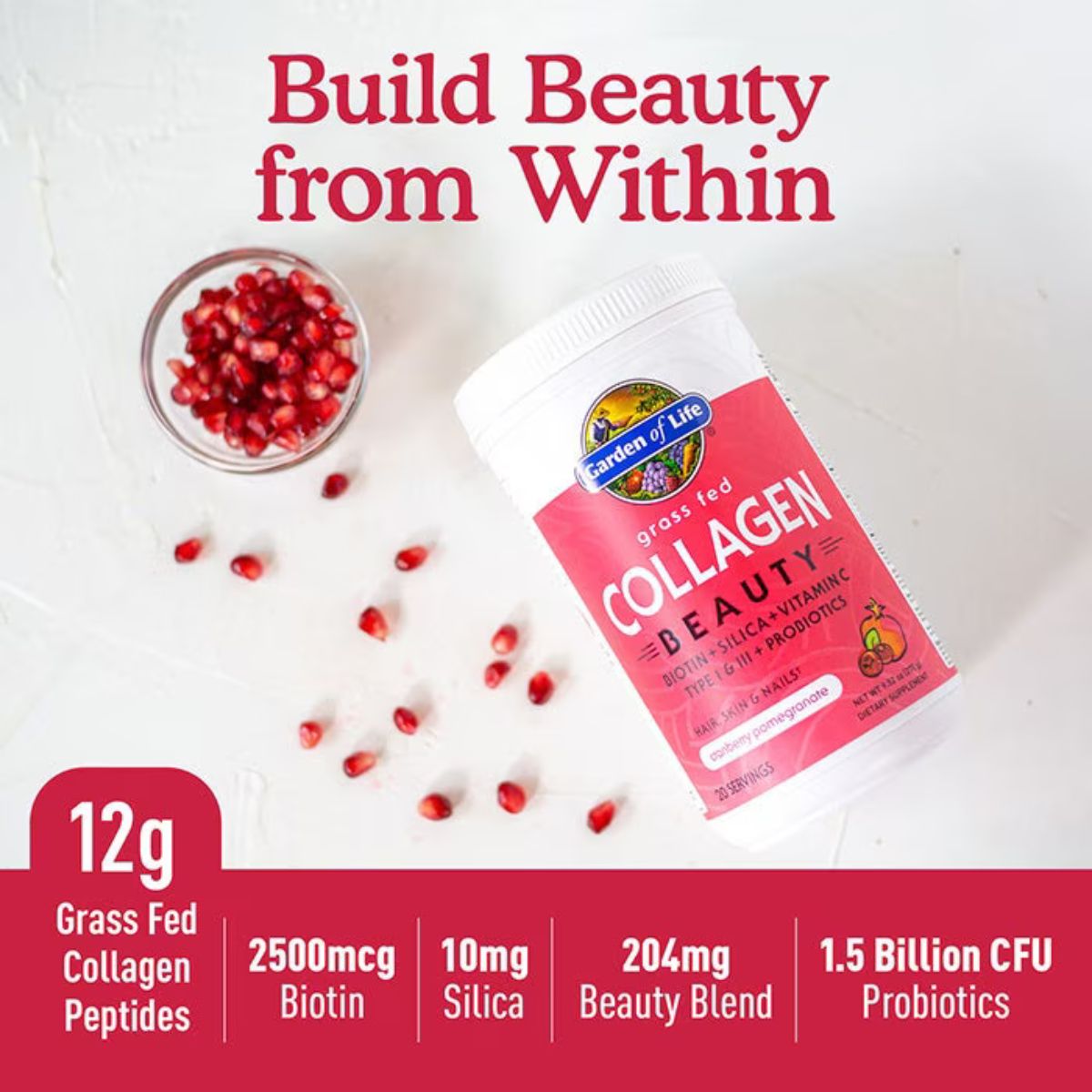 Garden Of Life Grass Fed Collagen Beauty 270g