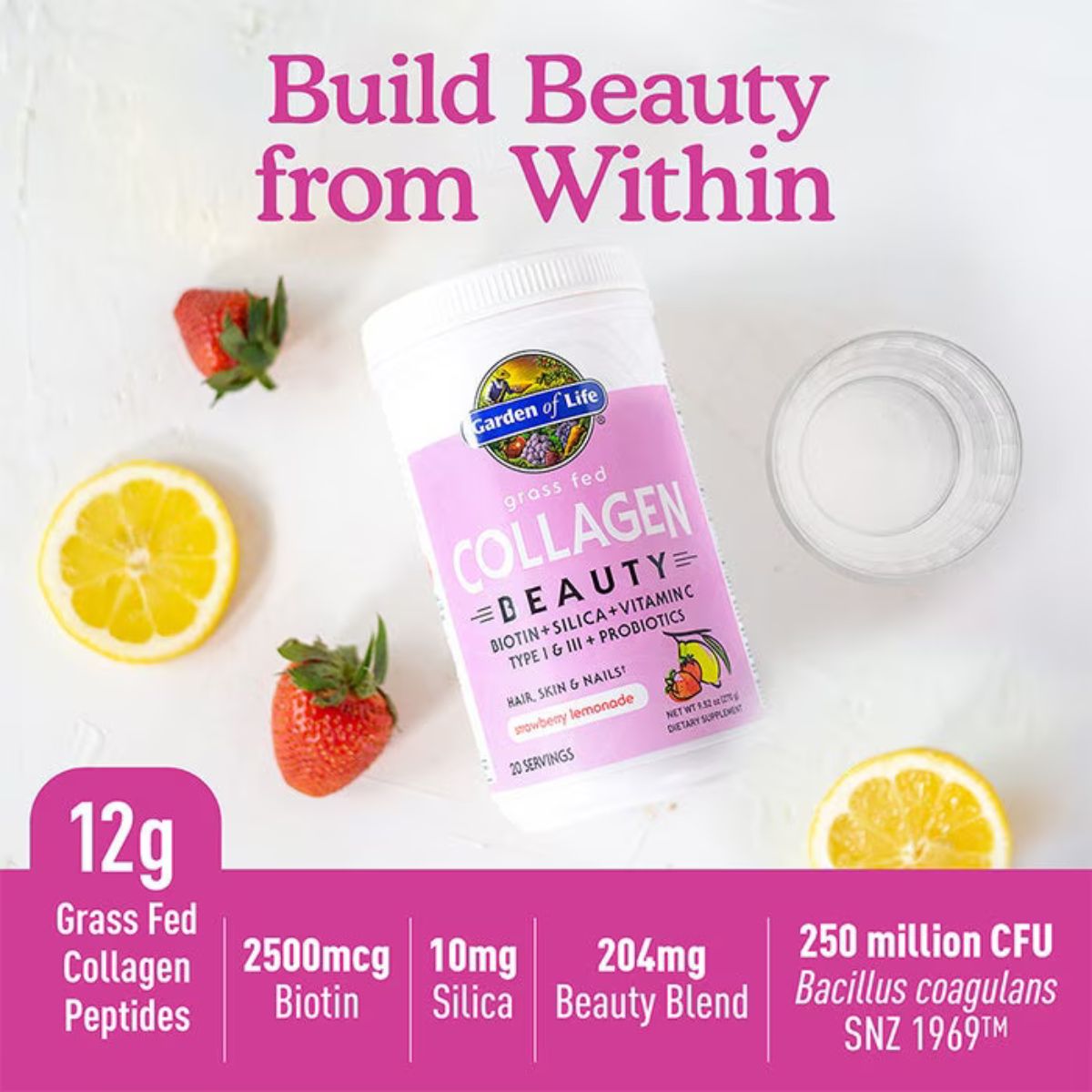 Garden Of Life Grass Fed Collagen Beauty 270g