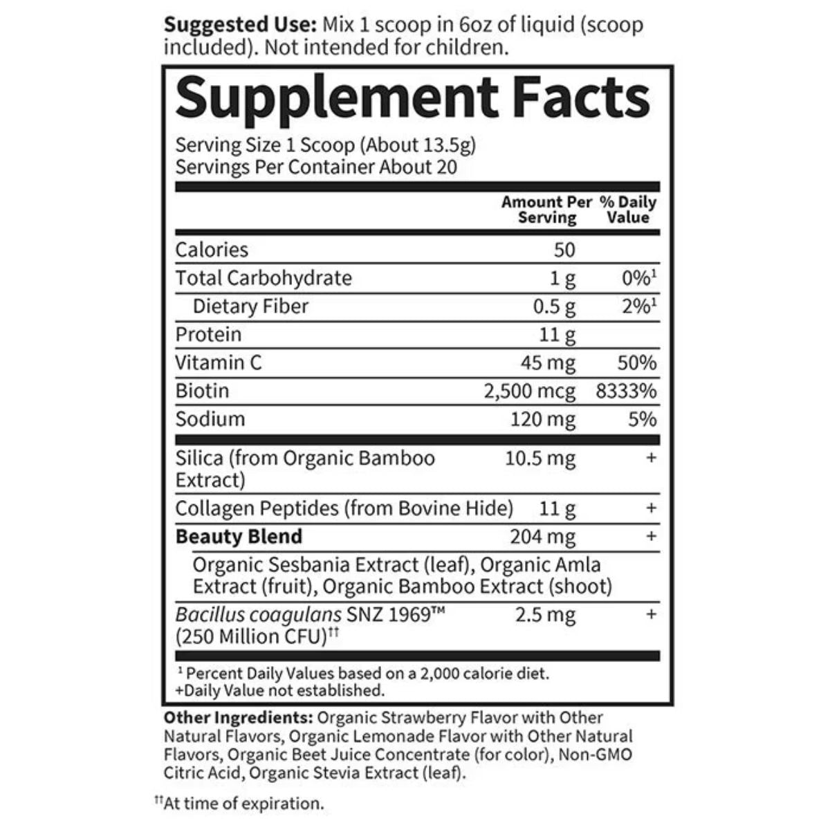 Garden Of Life Grass Fed Collagen Beauty 270g
