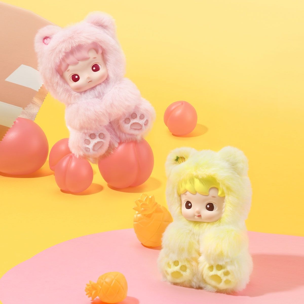 Pop Mart Hacipupu Gummy Bear Series Vinyl Plush Pendant
