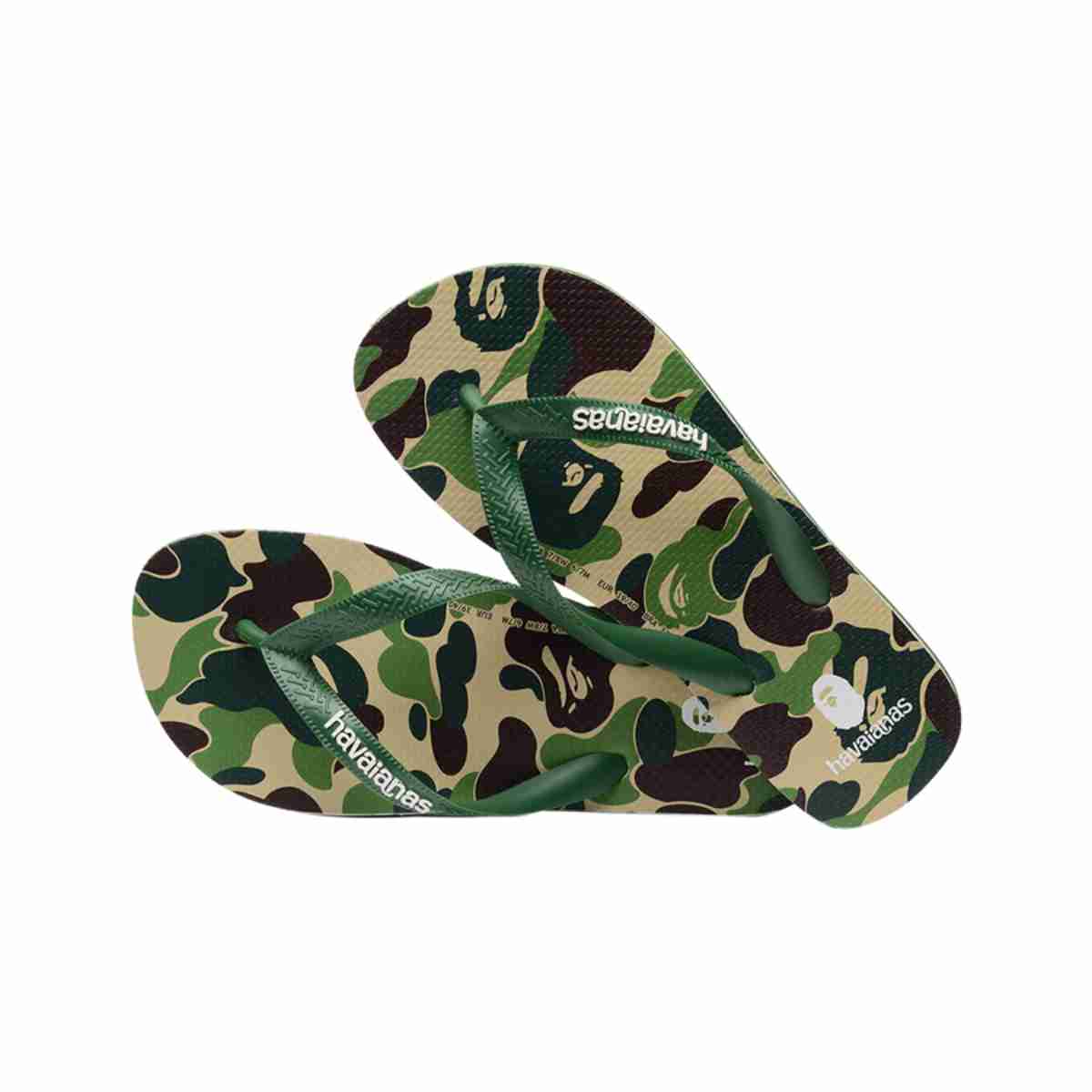 A Bathing Ape BAPE x Havaianas Sandal Green Amazonia