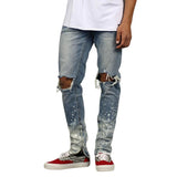 Hyper Denim Flame Nate Zipper Jean