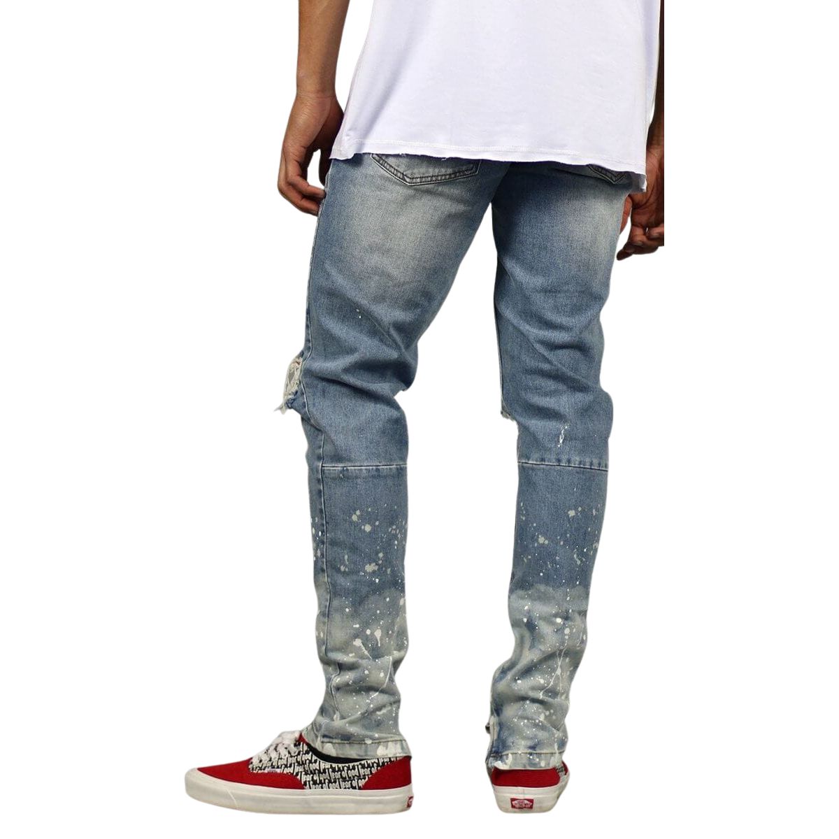 Hyper Denim Flame Nate Zipper Jean