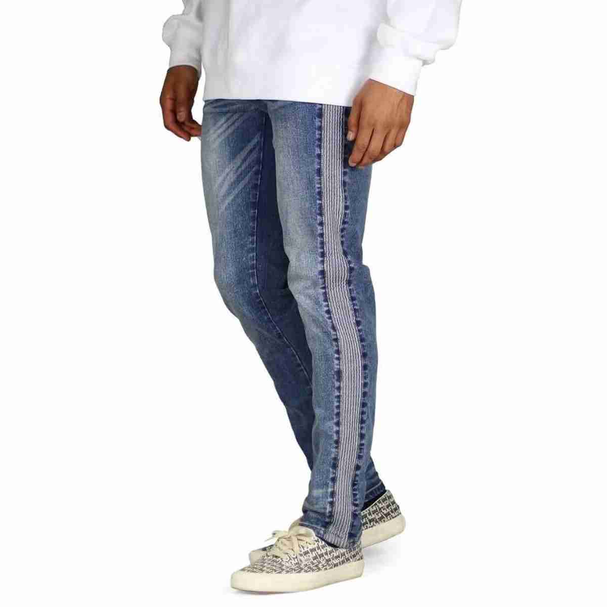 Hyper Denim Biker Track Jeans