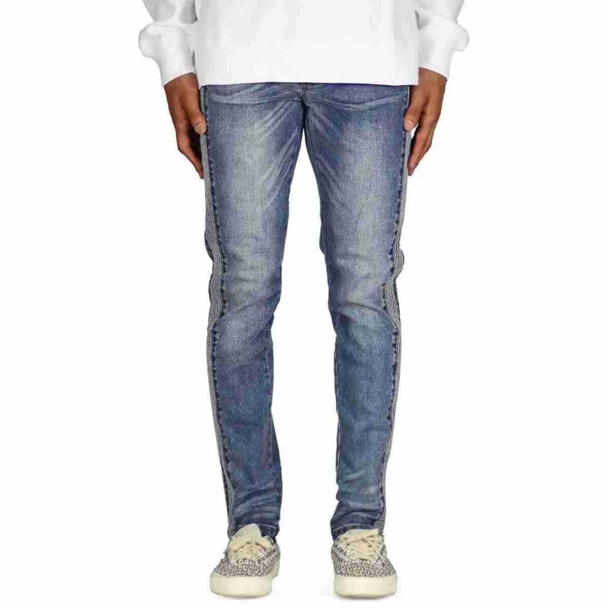 Hyper Denim Biker Track Jeans