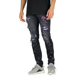 Hyper Denim Patch Jean Black