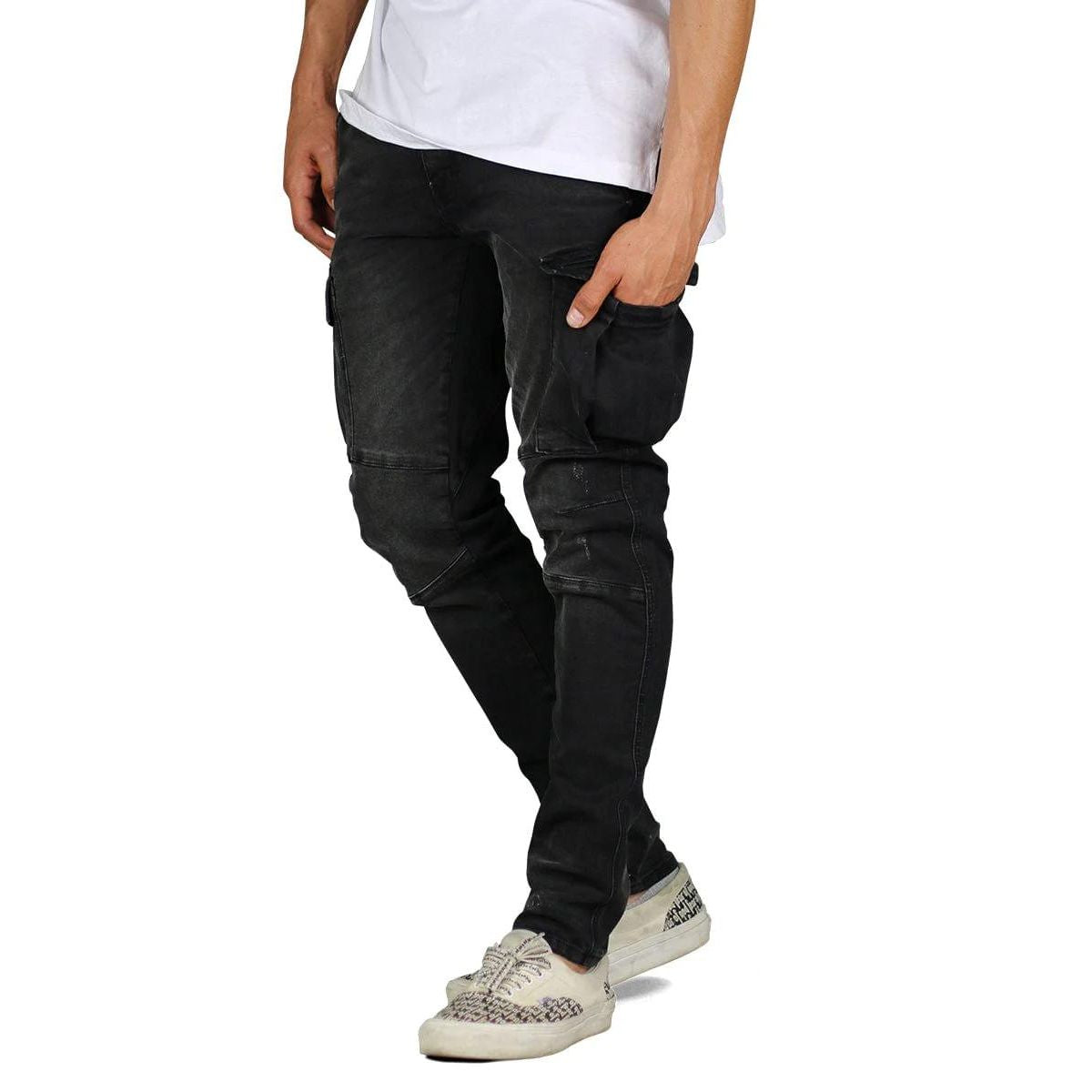 Hyper Denim Cargo Jeans