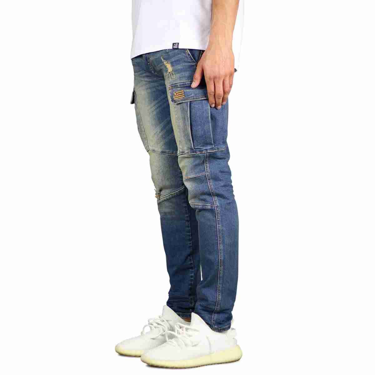 Hyper Denim Cargo Jeans