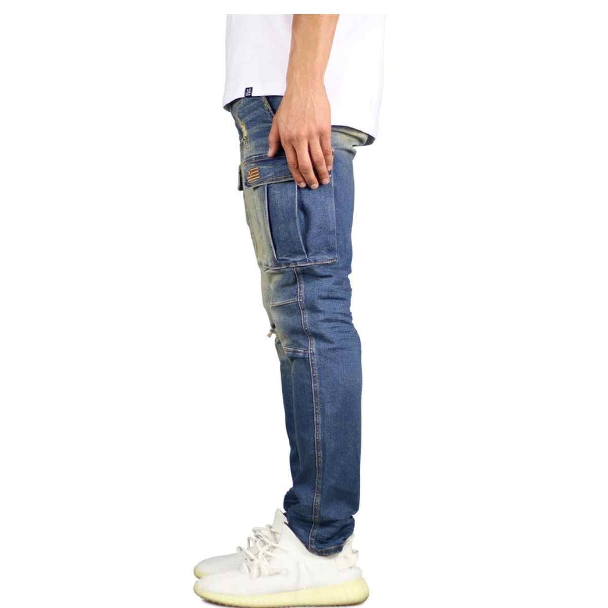 Hyper Denim Cargo Jeans