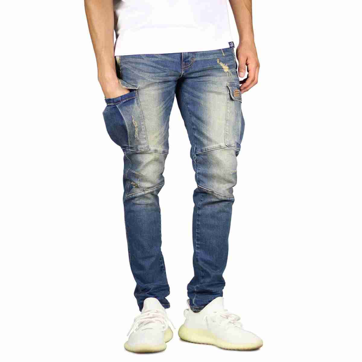 Hyper Denim Cargo Jeans