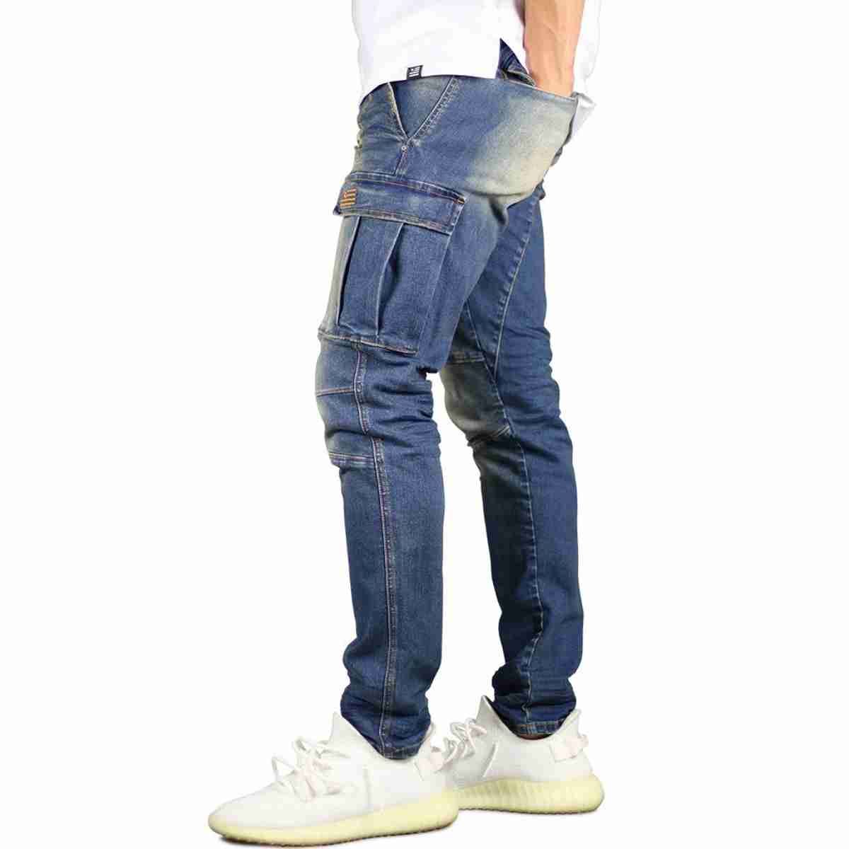 Hyper Denim Cargo Jeans