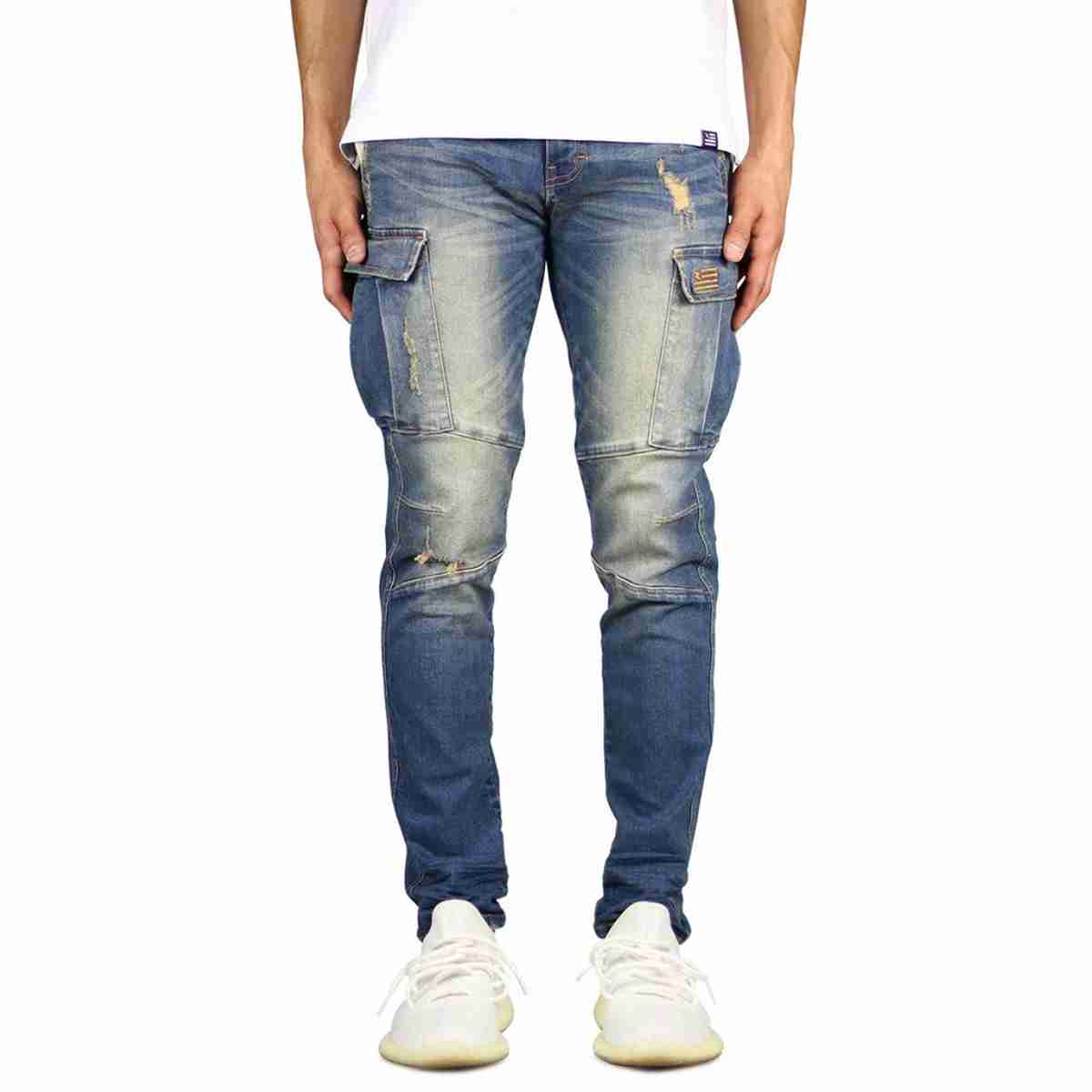 Hyper Denim Cargo Jeans