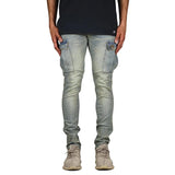 Hyper Denim Cargo Jeans