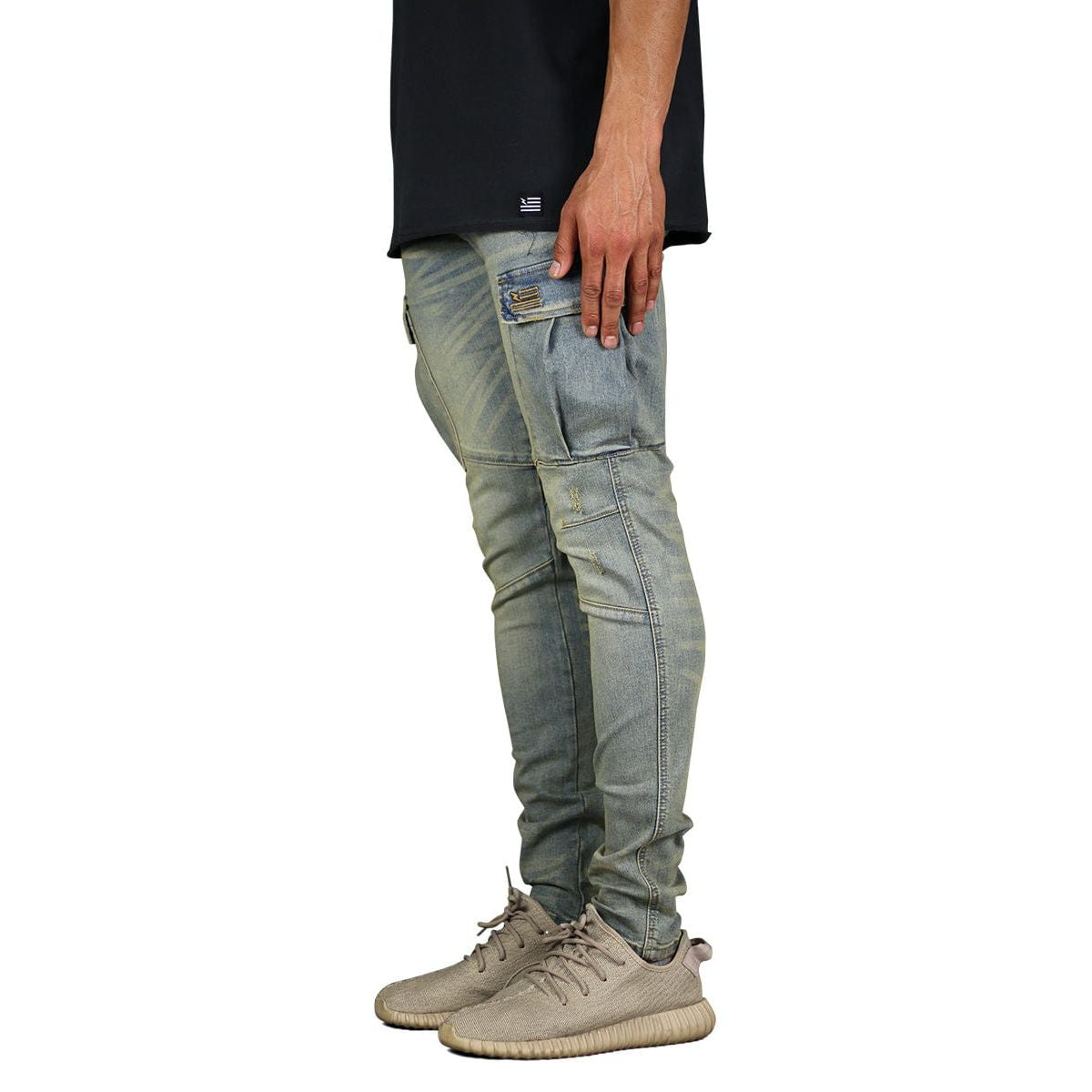 Hyper Denim Cargo Jeans