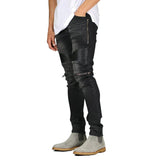 Hyper Denim Moto Zipper Jeans