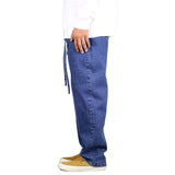 Hyper Denim Pleated Baggy Jeans