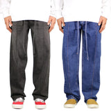 Hyper Denim Pleated Baggy Jeans