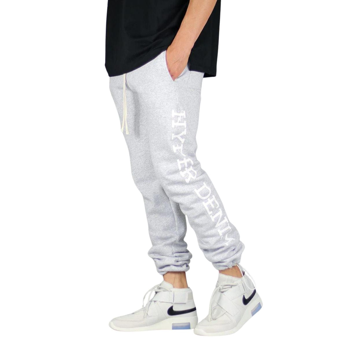 Hyper Denim Cord Lock Sweatpants