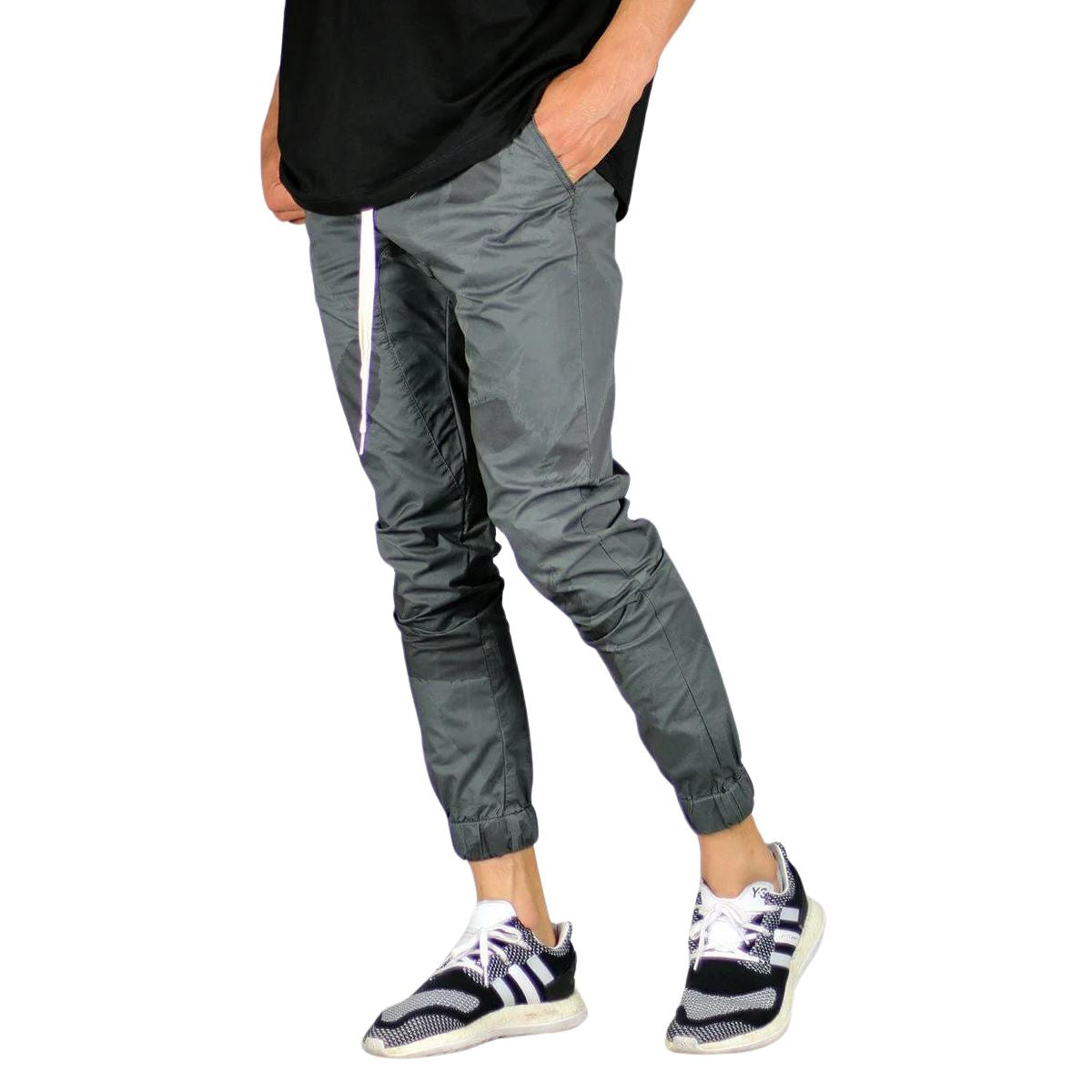 Hyper Denim Gray Camo Light Weight Jogger