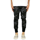 Hyper Denim Cargo Jogger Black Camo