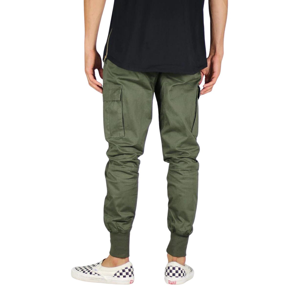 Hyper Denim Cargo Joger Olive