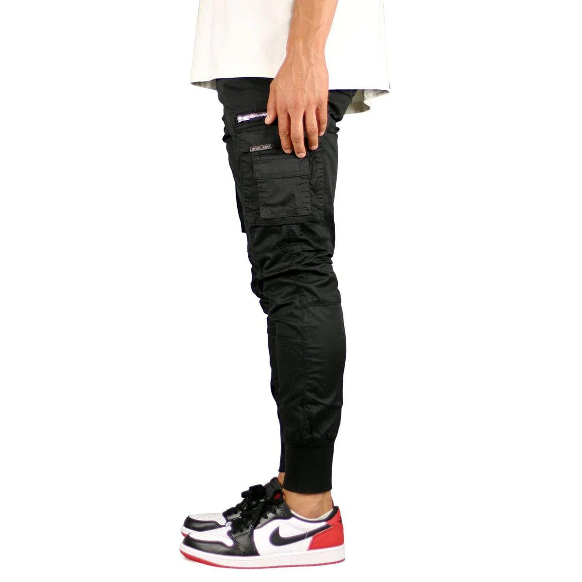 Hyper Denim Black Cool Cargo Jogger