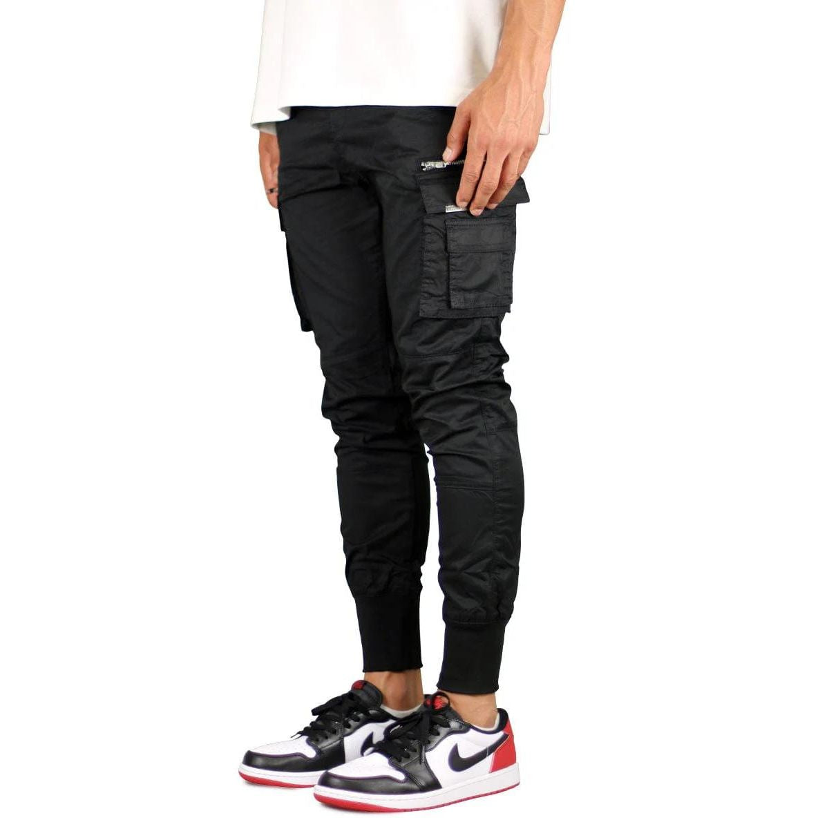 Hyper Denim Black Cool Cargo Jogger