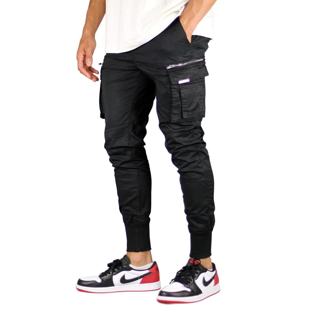 Hyper Denim Black Cool Cargo Jogger