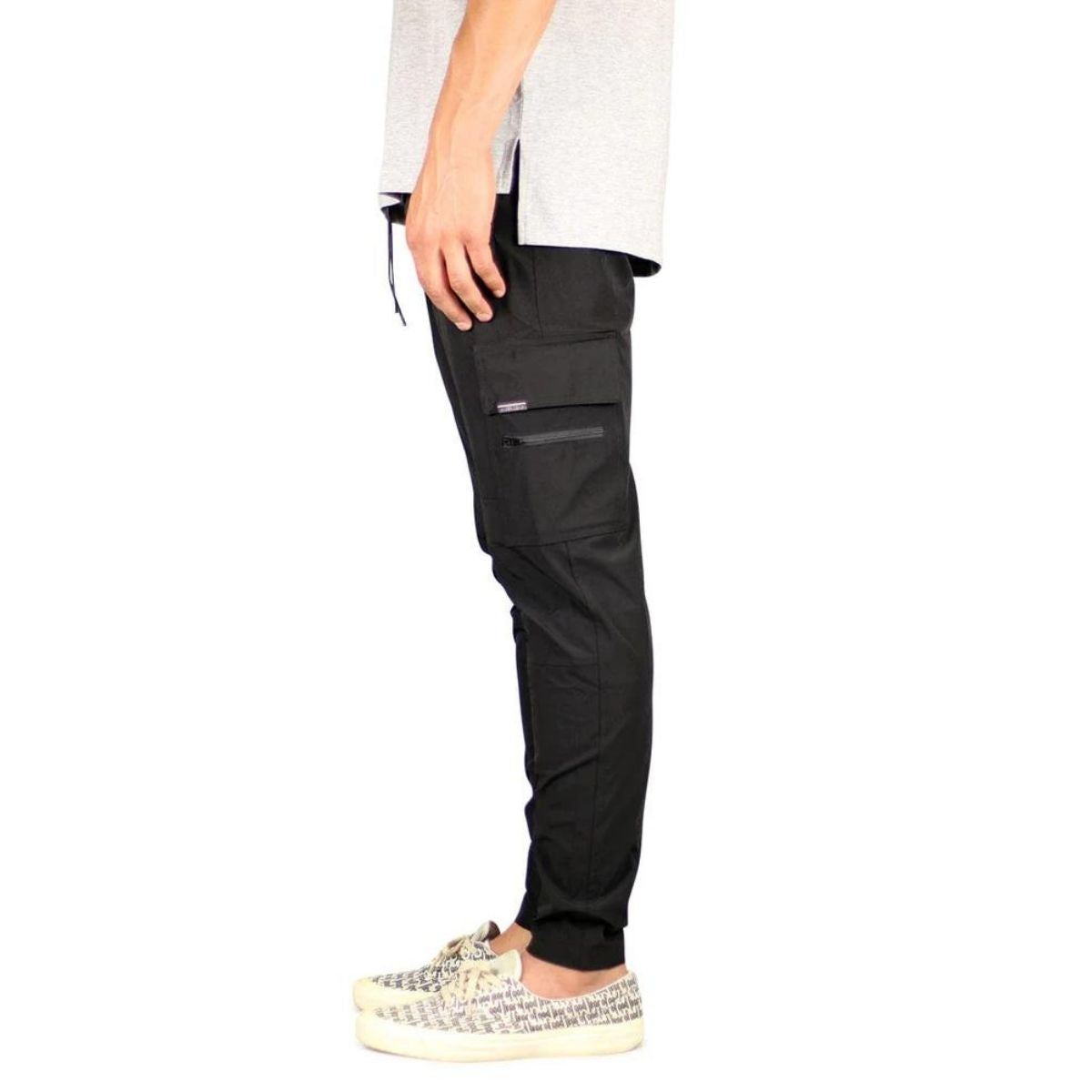 Hyper Denim Cool Nylon Zipper Pants