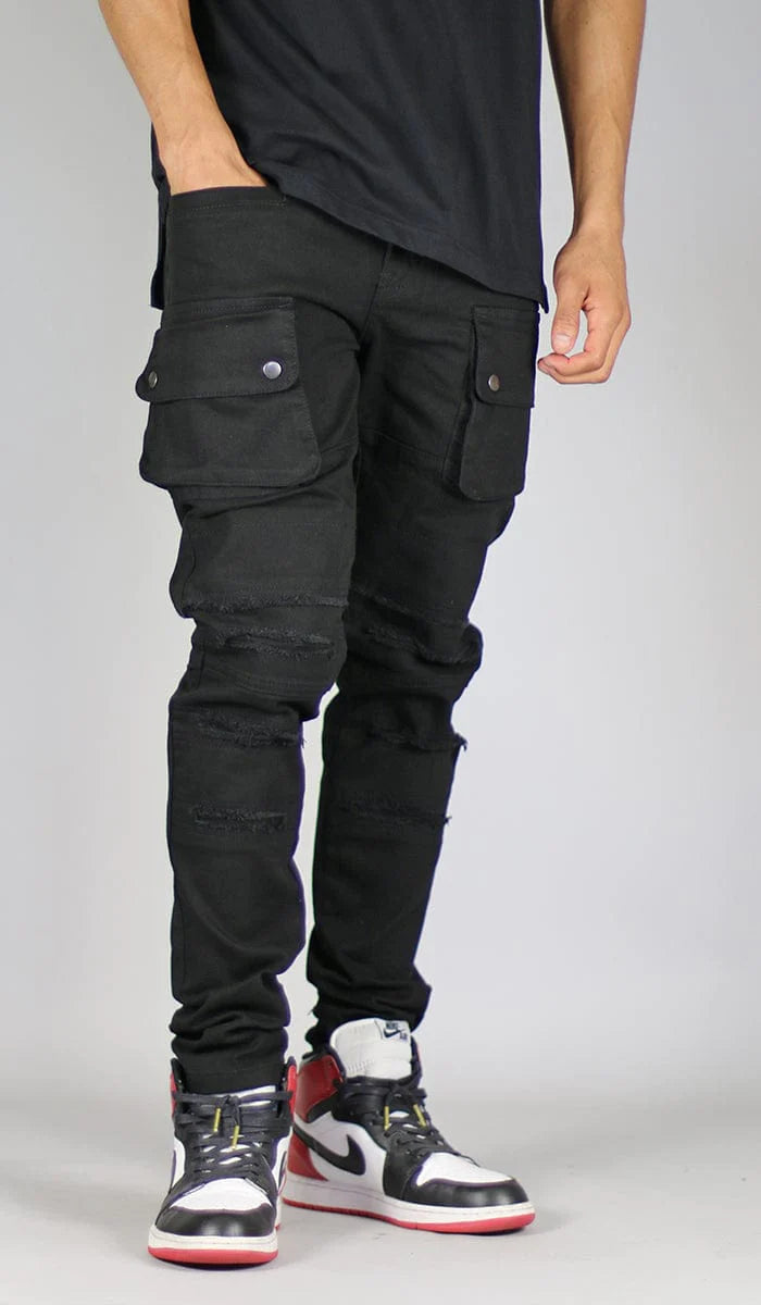 Hyper Denim Cargo Pant