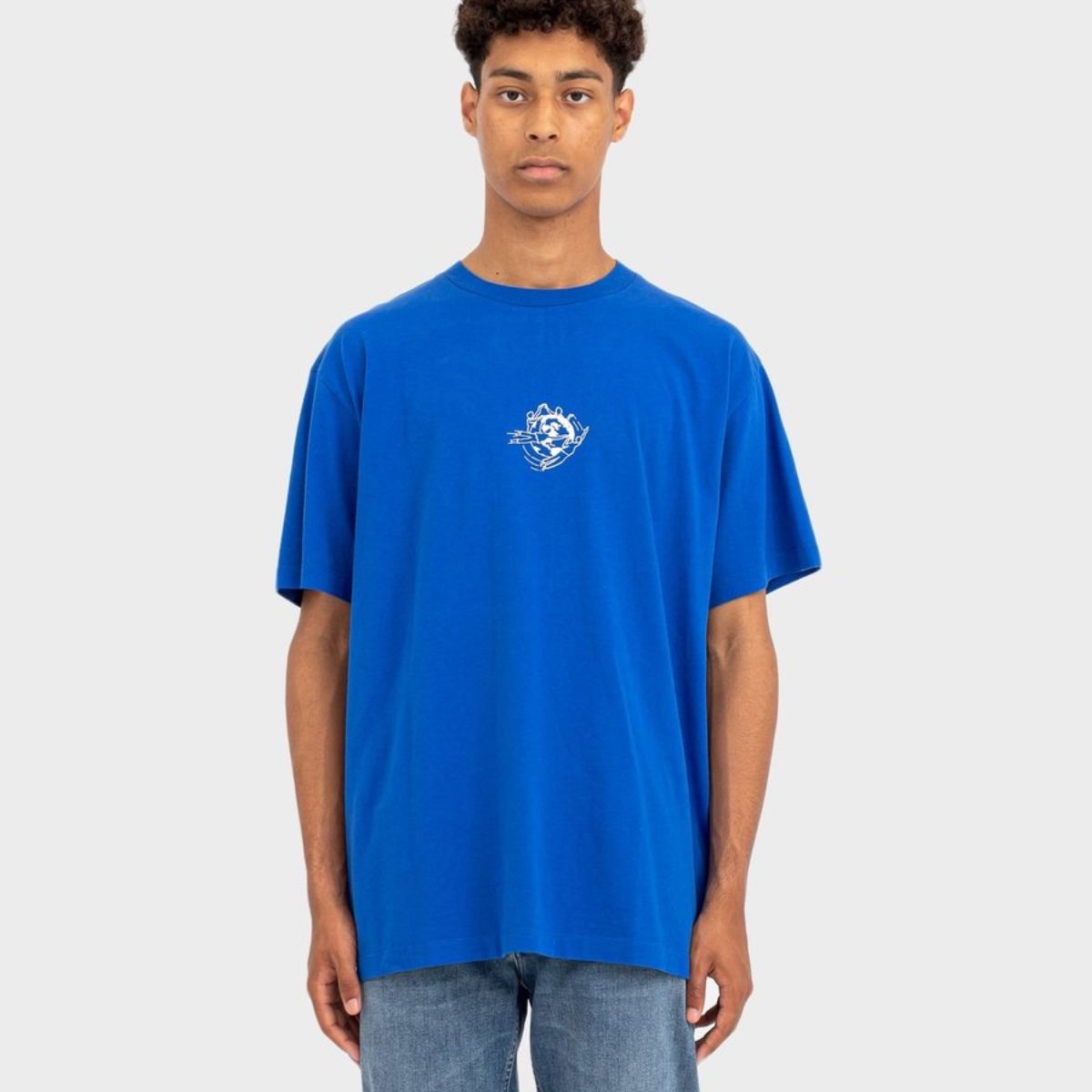 Off White Half Arrow s/s Over T-shirt Blue White