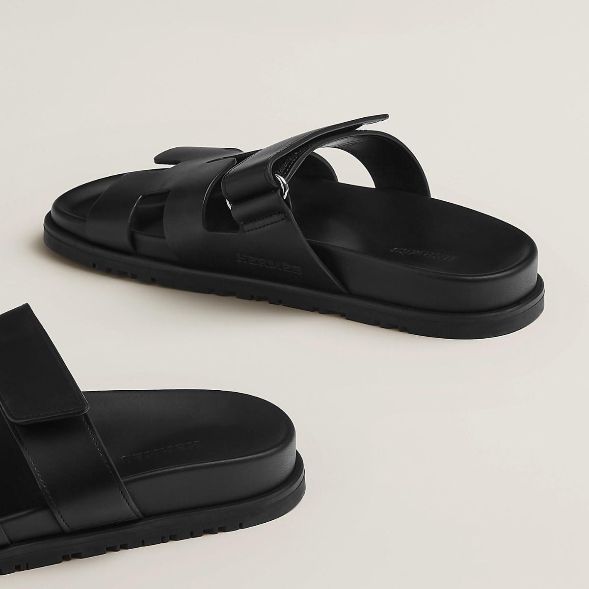 Hermes Chypre Sandal Black