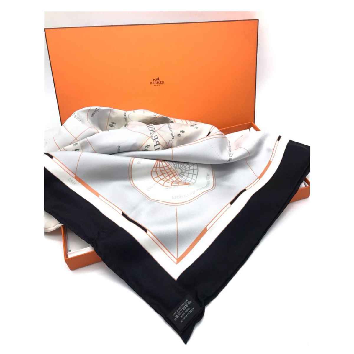 Hermes Scarf - Griss Orange