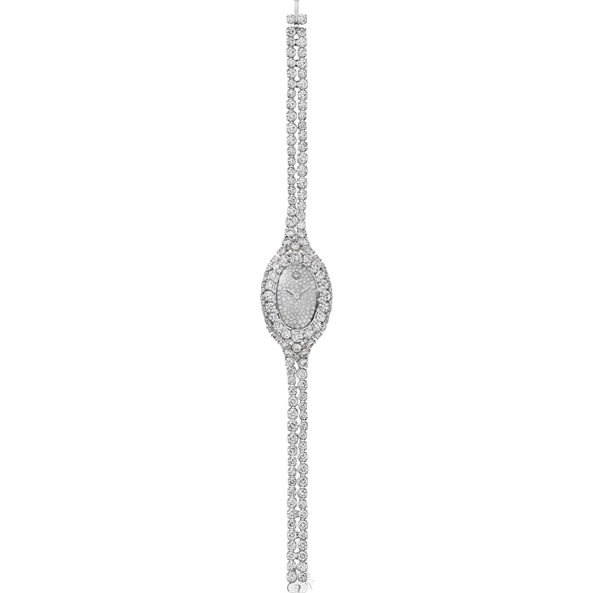 Cartier Baignoire Jewellery Watch Mini White Gold Diamonds HPI01528