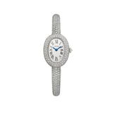 Cartier Baignoire Watch Size 15/16 Mini White Gold Diamonds HPI01607