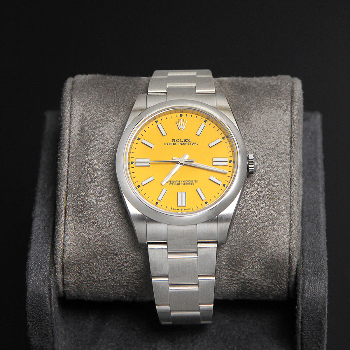 Oyster Perpetual 41  Yellow Dial 124300