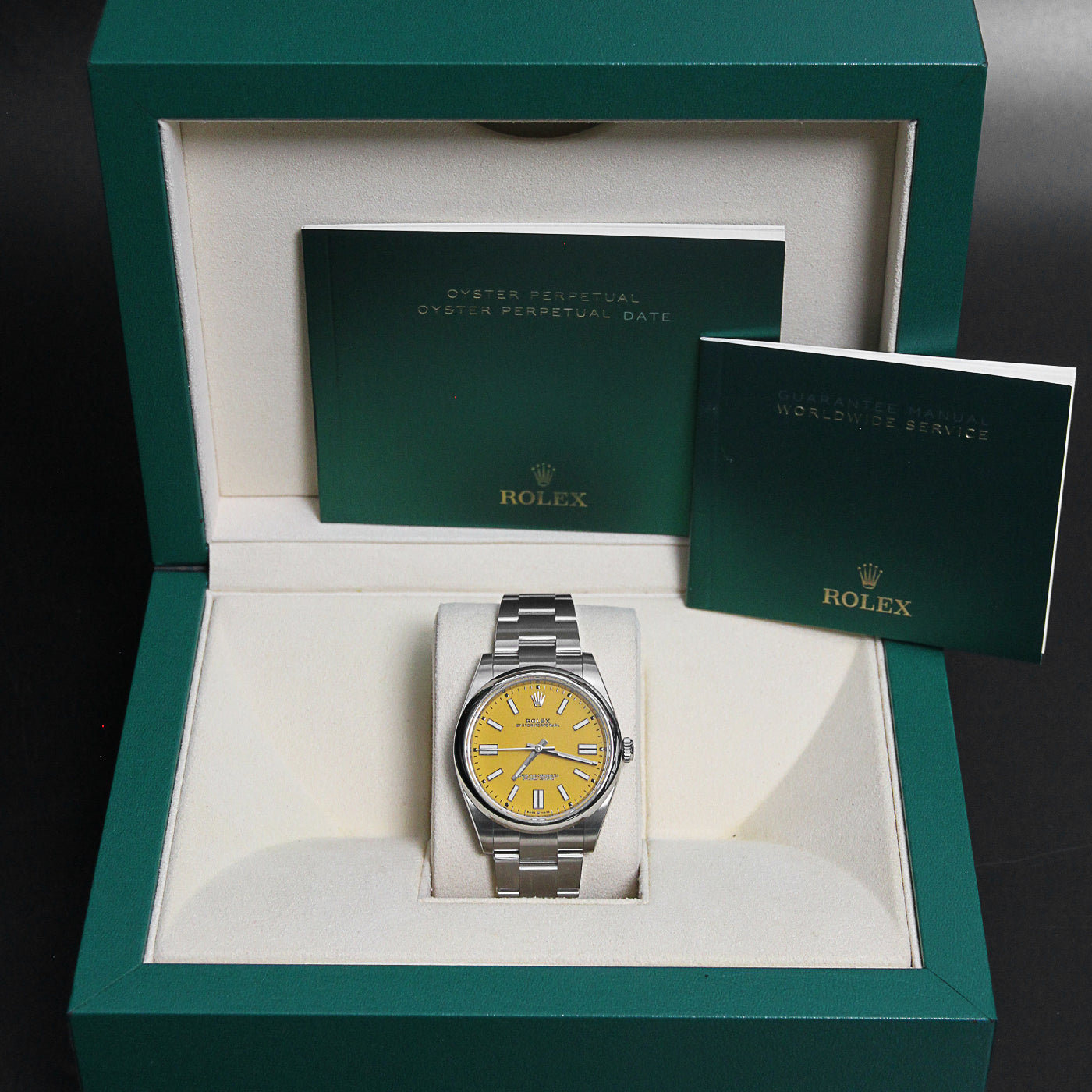 Oyster Perpetual 41  Yellow Dial 124300