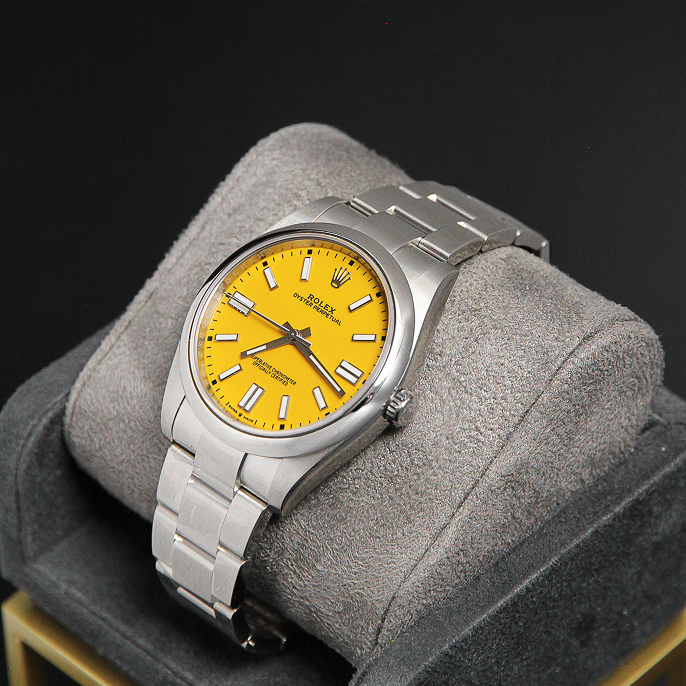 Oyster Perpetual 41  Yellow Dial 124300