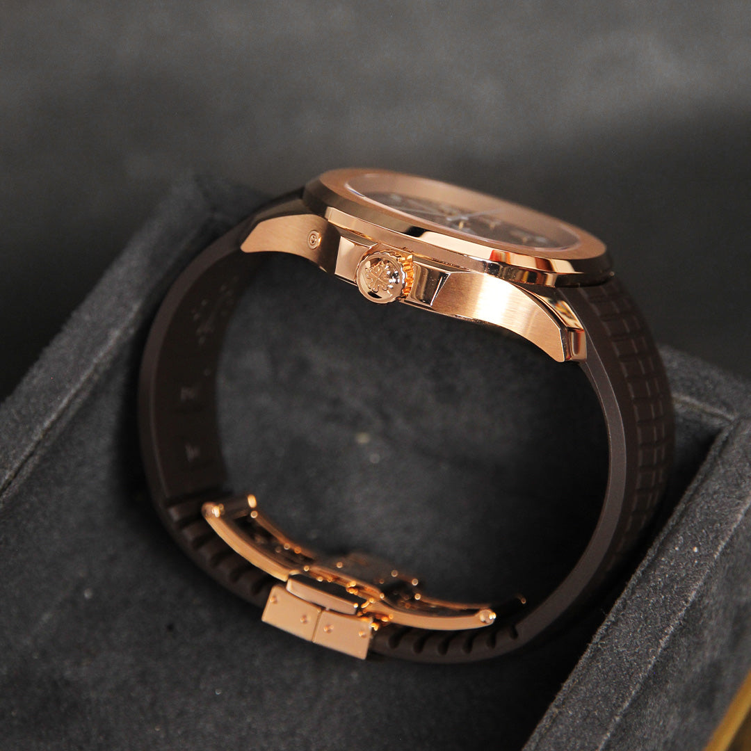 Patek Philippe Aquanaut  Brown Dial 5164R-001