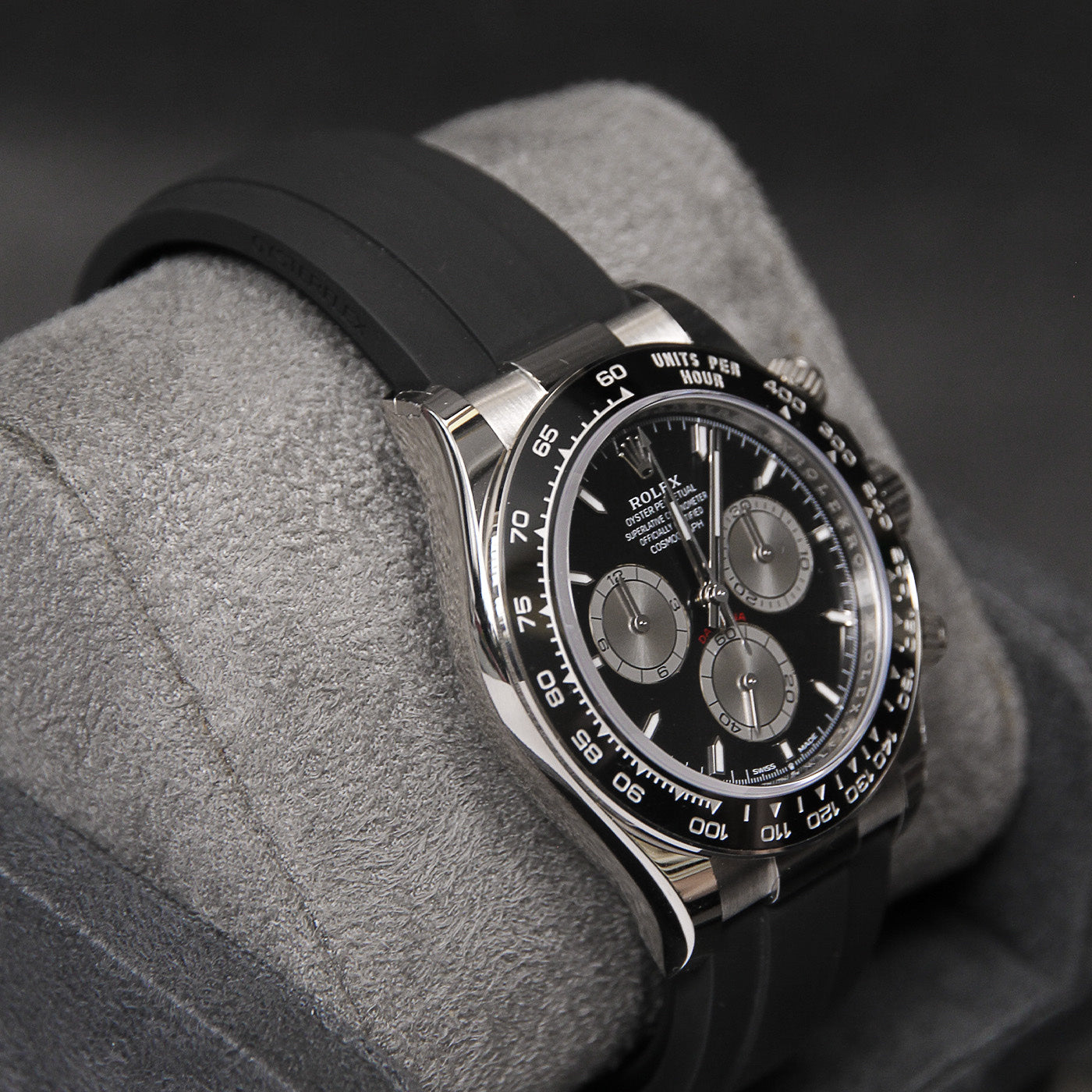 Daytona WG Black Dial Oysterlex 126519LN