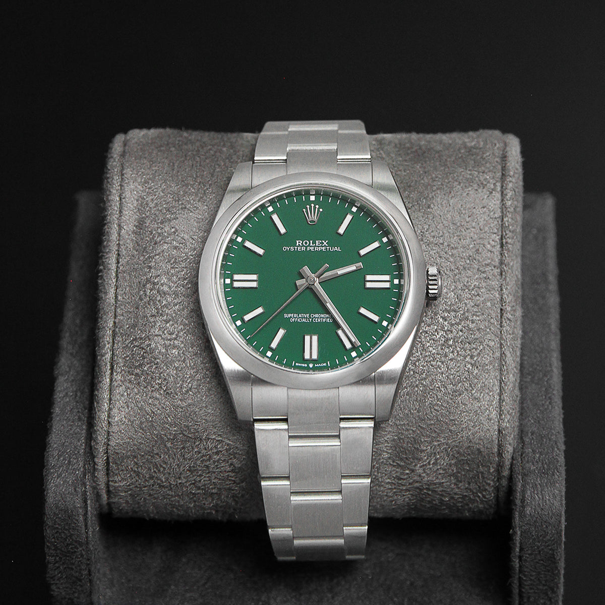 Oyster Perpetual 41  Green Dial 124300