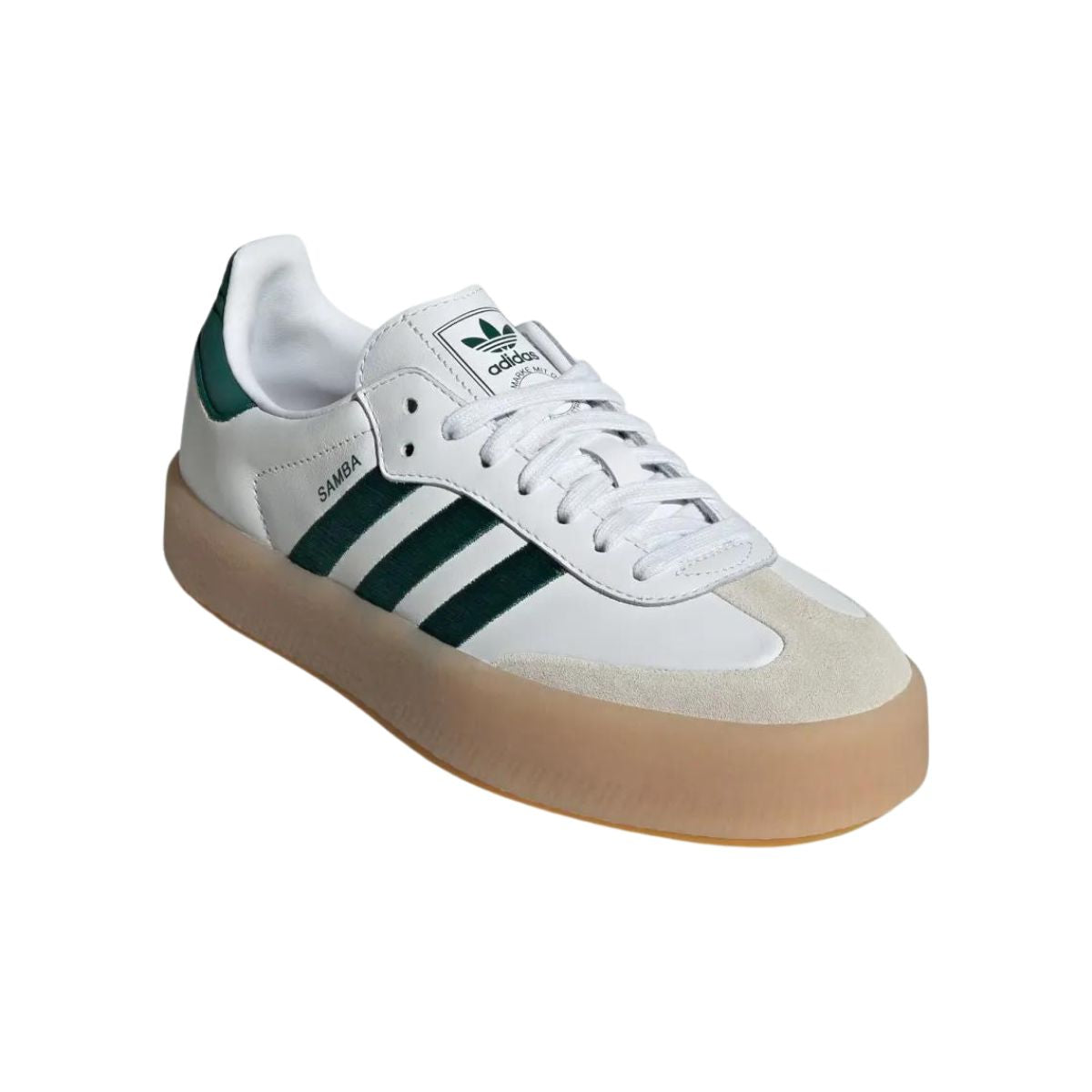 Adidas Sambae White Collegiate Green Gum (W)