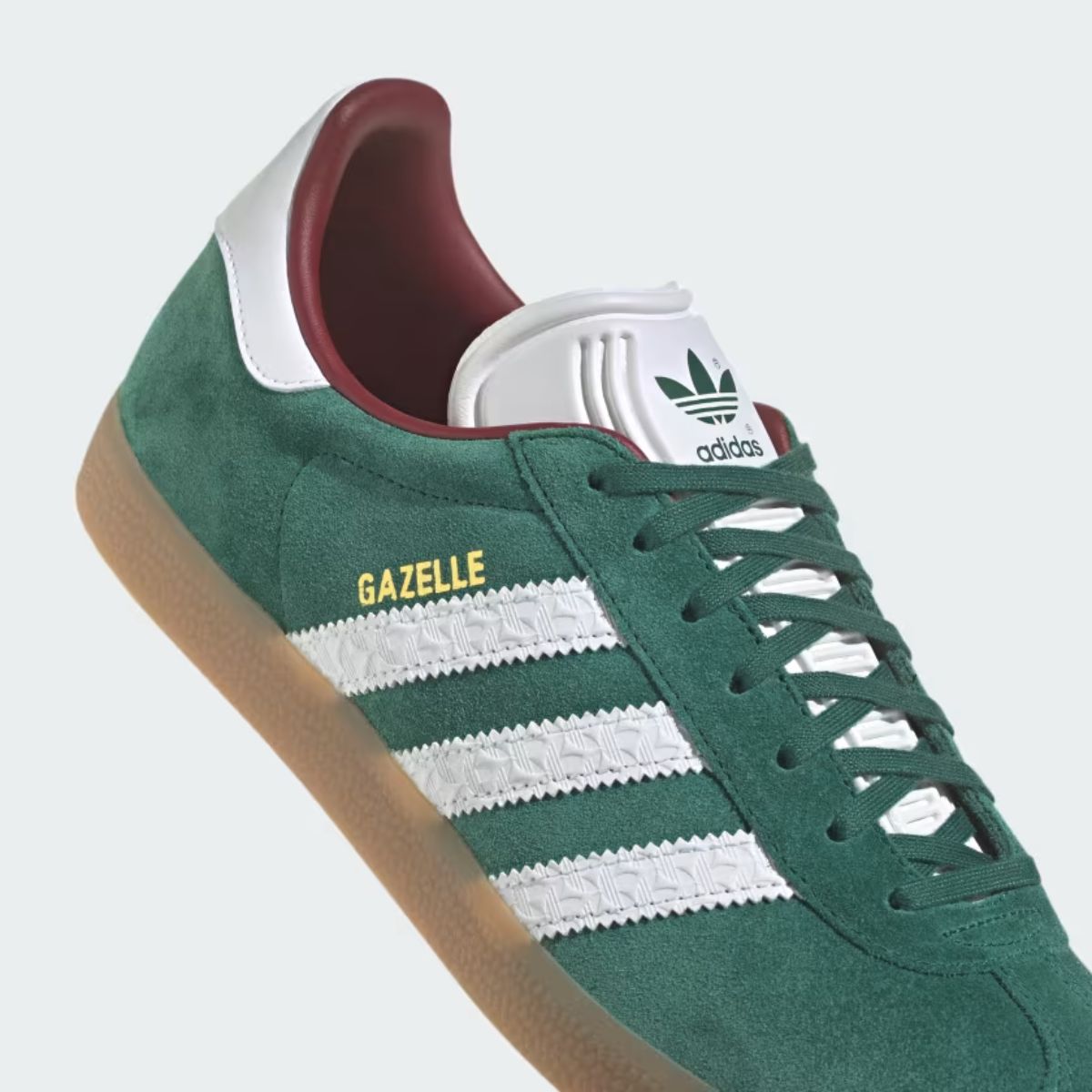 Adidas Gazelle Collegiate Green Burgundy