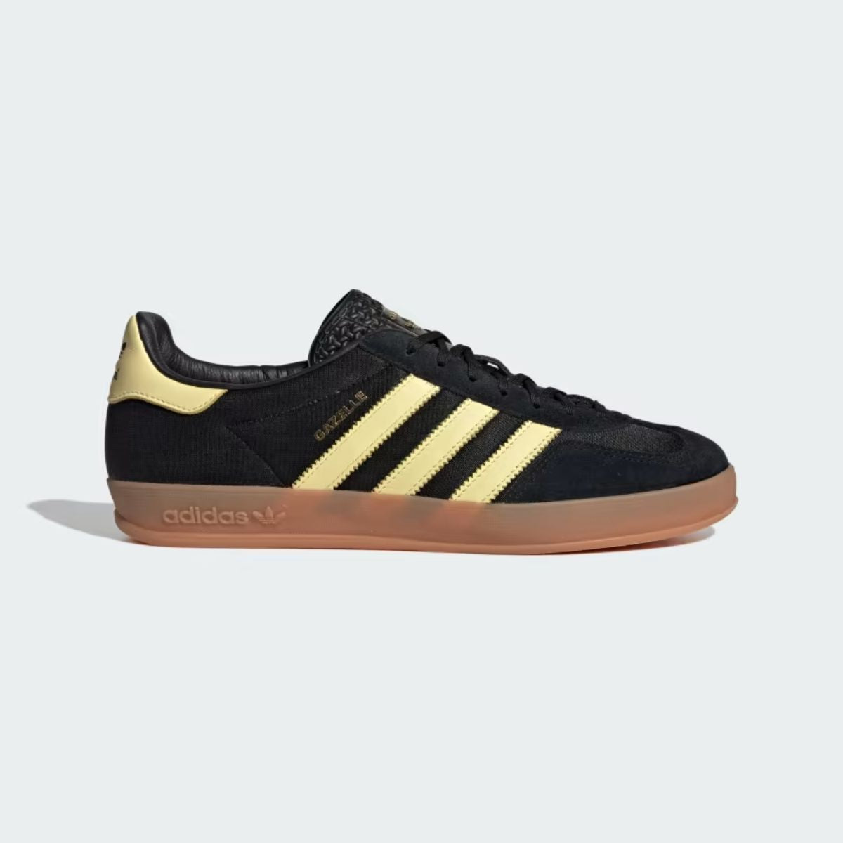 Adidas Gazelle Indoor Black Almost Yellow Gum