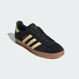 Adidas Gazelle Indoor Black Almost Yellow Gum