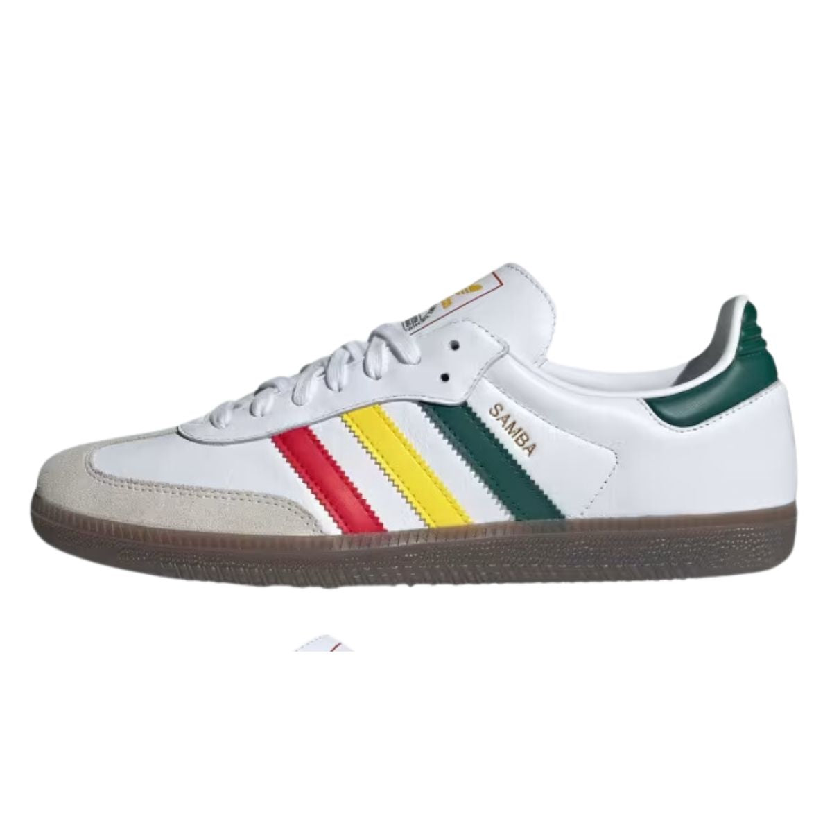 Adidas Samba OG Rasta White Yellow Green – True OG