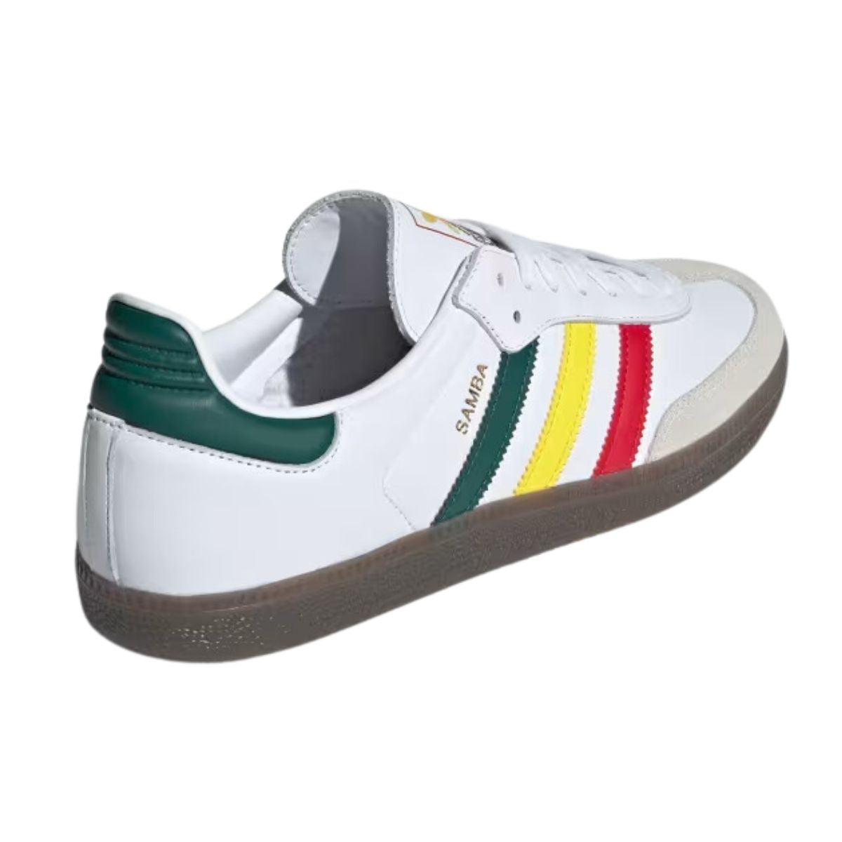 Adidas Samba OG Rasta White Yellow Green